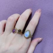 Juvelia 【14kgf素材に変更可/6月誕生石】チョコレートムーンストーン　フルムーンリング【Chocolate Moonstone/Fullmoon ring】 Review