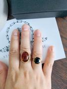Juvelia アンバー　オーバルXLリング【Amber/Oval XL ring】 Review