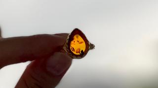 Juvelia 【Video】アンバー　ペアシェイプLLリング【Amber/Pear shape largest ring】 Review
