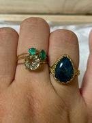 Juvelia 【5月誕生石】エメラルド　K10 ブリリアント4リング【Emerald/K10 Brilliant ring (4mm)】 Review