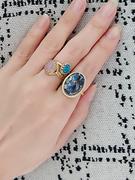 Juvelia 【12月誕生石】コッパーラピスラズリ　XLリング【Copper Lapis Lazuli /Oval XL ring】 Review