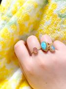 Juvelia ラリマー　ペアシェイプLLリング【Larimar/Pear shape largest ring】 Review