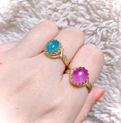 Juvelia 【Video/5月誕生石】ラベンダージェイド　オーバルLリング【Lavender Jade/Oval large ring】 Review
