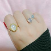 Juvelia 【〆在庫限り】エンジェライト　フルムーンリング【Angelite/Fullmoon ring】 Review