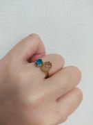 Juvelia 【〆在庫限り/Video】アパタイト　オーバルファセットSリング【Apatite/Oval faceted small ring】 Review