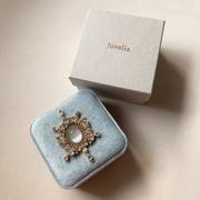 Juvelia 【セレナイト】スクエアベルベッド　リングボックス16【Selenite/Ring box 16】 Review