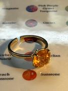 Juvelia 【Video /しっかりオレンジカラー】サンストーン　ファセットリング【Orange color /Sunstone/Faceted round ring】 Review