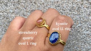 Juvelia 【◯在庫限り/Video】カイヤナイト　オーバルLLリング【Kyanite/Oval largest ring】 Review