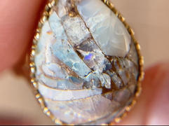 Juvelia 【◎在庫限り/10月誕生石】コッパーオパール　ペアシェイプXLリング【Copper Opal/Pear shape XL ring】 Review
