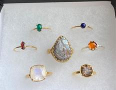 Juvelia 【◎在庫限り/Video/10月誕生石】コッパーオパール　ペアシェイプXLリング【Copper Opal/Pear shape XL ring】 Review