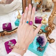 Juvelia 【5月誕生石】ラベンダージェイド　オーバルXLリング【Lavender Jade/Oval XL ring】 Review