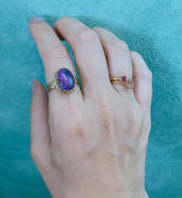 Juvelia パープルコッパーターコイズ　オーバルLL リング【Purple Copper Turquoise/Oval largest ring】 Review