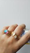 Juvelia ピンクパープル　オイスターターコイズ　オーバルXLリング【Pink Purple Oyster Turquoise/Oval XL ring】 Review