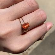 Juvelia サンストーン K10 オーバルファセットリング【Sunstone/K10 Oval faceted ring】 Review