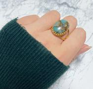 Juvelia 【◯在庫限り/Video】コッパーアマゾナイト　オーバルXLリング【Copper Amazonite/ Oval XL ring】 Review
