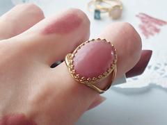 Juvelia グァバクォーツ　オーバルXLリング【Guava Quartz /Oval XL ring】 Review