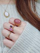 Juvelia グァバクォーツ　オーバルXLリング【Guava Quartz /Oval XL ring】 Review
