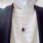 Juvelia 【〆在庫限り/12月誕生石】ラピスラズリ　ペアシェイプエレノアLLネックレス【Lapis lazuli/ Pear shape Eleanor necklace】 Review