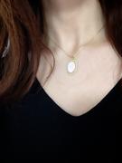 Juvelia 【◯在庫限り】ピンクシェル　オーバルXLオードリーネックレス【Pink Shell/Oval XL Audrey necklace】 Review