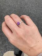 Juvelia 【〆在庫限り】パープルコッパーターコイズ　オーバルリング【Purple Copper Turquoise/Oval ring】 Review