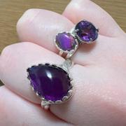 Juvelia 【〆在庫限り】パープルコッパーターコイズ　オーバルリング【Purple Copper Turquoise/Oval ring】 Review