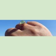 Juvelia グリーンカルセドニー　ロンドリング【Green Chalcedony/Ronde ring】 Review