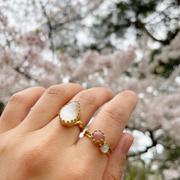 Juvelia セレナイト　ペアシェイプLLリング【Selenite/Pear shape largest ring】 Review