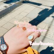 Juvelia 【◎在庫限り/6月誕生石】レインボームーンストーン　ペアシェイプXLリング【Rainbow Moonstone/Pear shape XL ring】 Review