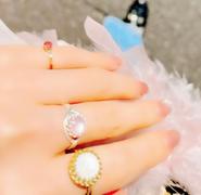 Juvelia ピンクシェル　フルムーンLリング【Pink Shell/Fullmoon L ring】 Review