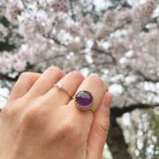 Juvelia 【△在庫限り/2月誕生石】アメジスト　フルムーンXLリング【Amethyst/Fullmoon XL ring】 Review