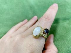 Juvelia ホワイトシェル　オーバルLLリング【White Shell/Oval LL ring】 Review