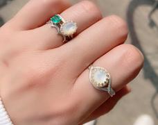 Juvelia 【Video】ホワイトシェル　フルムーンLリング　【White Shell/Fullmoon L ring】 Review