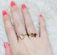 Juvelia 【〆在庫限り/10月誕生石】オレンジトルマリン　オーバルファセットSリング【Orange Tourmaline/Oval faceted small ring】 Review