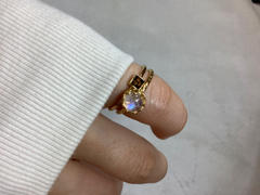 Juvelia スモーキークォーツ　スクエアSマリーリング【Smoky quartz/Faceted square small ring】 Review