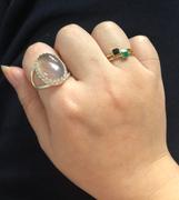 Juvelia グリーンオニキス　スクエアSマリーリング【Green Onyx/Faceted square small ring】 Review