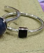 Juvelia 【◯在庫限り/8月誕生石】ブラックスピネル　スクエアSマリーリング【Black Spinel/Faceted square small ring】 Review