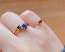 Juvelia 【◯在庫限り/8月誕生石】ブラックスピネル　スクエアSマリーリング【Black Spinel/Faceted square small ring】 Review