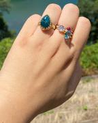 Juvelia 【△在庫限り/11月誕生石】スイスブルートパーズ　14kgf オーバルファセットリング【Swiss Blue Topaz/14kgf Oval faceted ring】 Review
