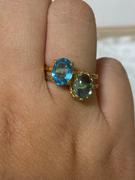 Juvelia 【△在庫限り/11月誕生石】スイスブルートパーズ　14kgf オーバルファセットリング【Swiss Blue Topaz/14kgf Oval faceted ring】 Review
