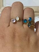 Juvelia 【〆在庫限り/11月誕生石】ロンドンブルートパーズ　14kgf オーバルファセットリング【London Blue Topaz/14kgf Oval faceted ring】 Review