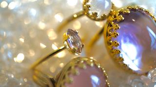 Juvelia ピンクアメジスト　マーキスSファセットリング【Pink Amethyst/Marquise cut small ring】 Review