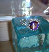 Juvelia 【〆在庫限り】パープルコッパーターコイズ　フルムーンLリング【Purple copper Turquoise/Fullmoon L ring】 Review