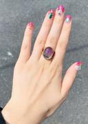 Juvelia マルチカラーフローライト　オーバルXLリング【Multi color Fluorite/Oval XL ring】 Review