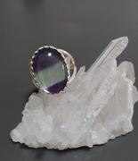 Juvelia マルチカラーフローライト　オーバルXLリング【Multi color Fluorite/Oval XL ring】 Review