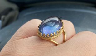 Juvelia マルチカラーフローライト　オーバルXLリング【Multi color Fluorite/Oval XL ring】 Review