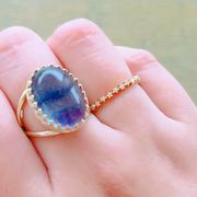 Juvelia 【Video】マルチカラーフローライト　オーバルXLリング【Multi color Fluorite/Oval XL ring】 Review