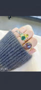 Juvelia マルチカラーフローライト　オーバルXLリング【Multi color Fluorite/Oval XL ring】 Review