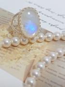 Juvelia 【△在庫限り/6月誕生石】レインボームーンストーン　オーバルXLリング【Rainbow Moonstone/Oval XL ring】 Review
