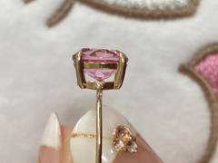 Juvelia 【11月誕生石】ピンクトパーズ　K10 ブリリアント8リング【Pink Topaz/K10 Brilliant ring (8mm)】 Review