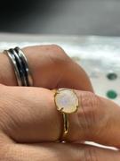 Juvelia 【◎在庫限り/6月誕生石】レインボームーンストーン　ファセットリング【Rainbow Moonstone/Faceted round ring】 Review